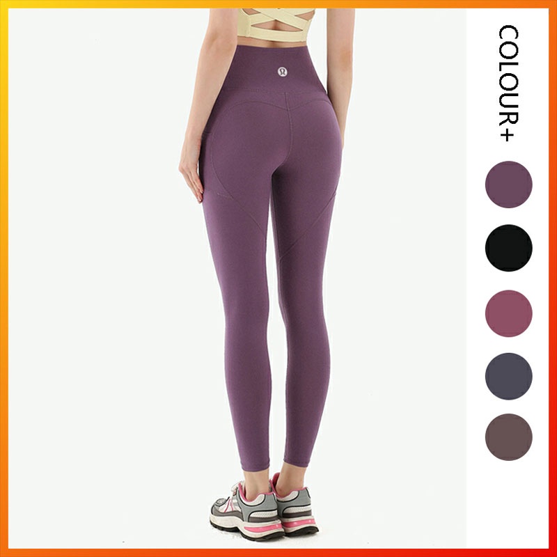 Lululemon  Quần legging   tập yoga có túi CK916 5 màu