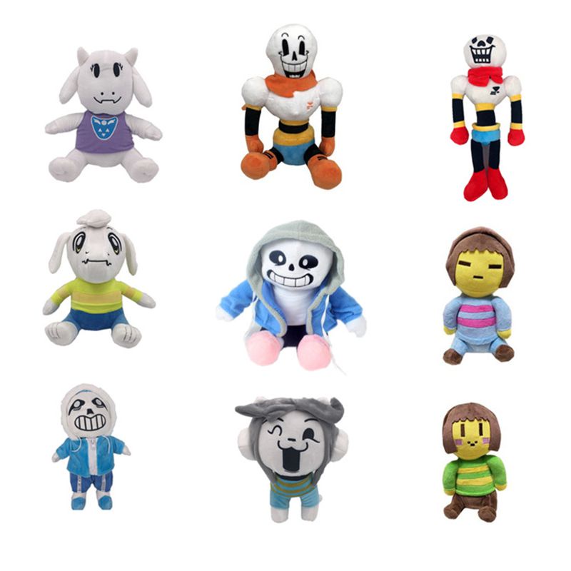 Búp Bê Nhồi Bông Mềm Mại Undertale Deltarune Lancer Ralsei Asriel