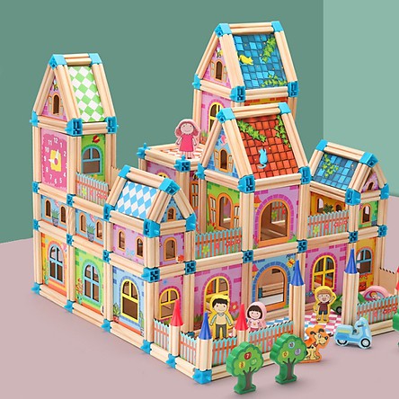 Đồ chơi ghép hình mô hình nhà thông minh 3D cho bé từ 4-10 tuổi