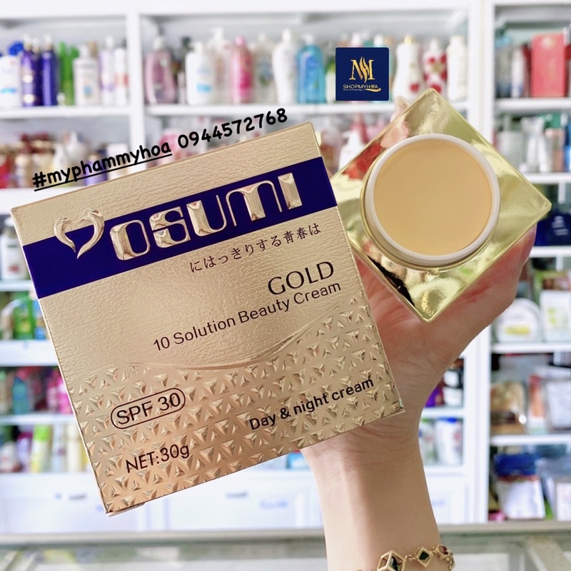 Kem Osumi Gold Dưỡng Trắng Da, Giảm Thâm Nám Và Se Khít Lỗ Chân Lông 30G