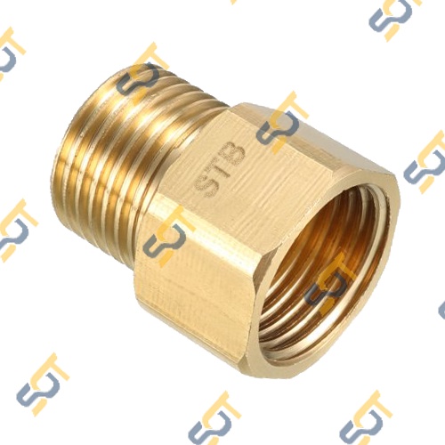 Lơ Ren Thau, Nối Ren Trong Ren Ngoài Đồng Thau Brass Threaded Pipe Fitting Reducing Adapter