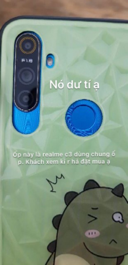 Ốp lưng Oppo Realme C3/ 5/ 5i/ 5s/ 6i trong chống sốc, chống sốc, đính đá và giả da | BigBuy360 - bigbuy360.vn