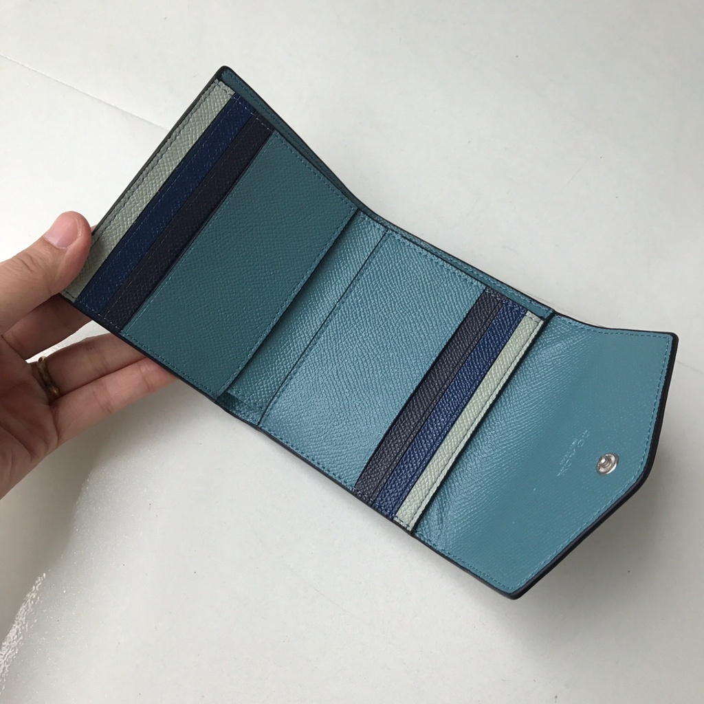 Ví nữ có dây kéo bằng da PU mới của COACH / 27252