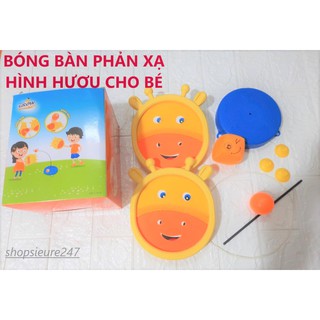 (MẪU MỚI) TRÒ CHƠI BÓNG BÀN PHẢN XẠ HÌNH HƯƠU CHO BÉ