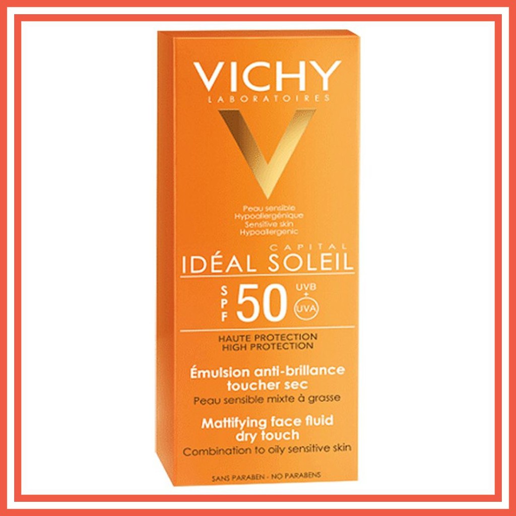 Kem Chống Nắng Vichy SPF50 50ml - Không gây bết dính