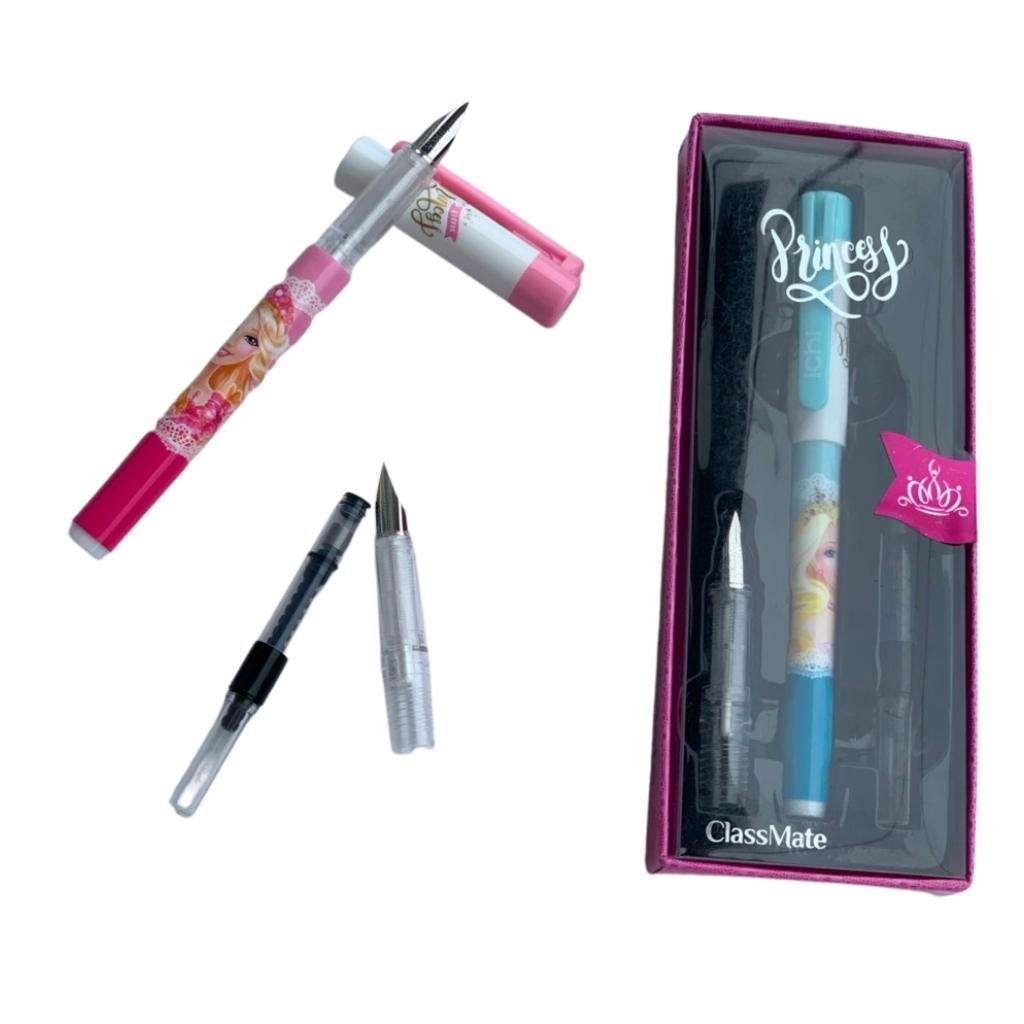 Bút máy Ichi ngòi nét thanh nét đậm Hải Hà classmate hình siêu nhân, công chúa cho bé