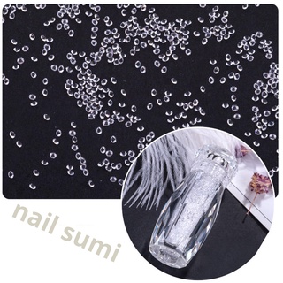 Đá rắc móng nail màu trắng