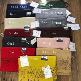 Khăn acne studios quàng cổ lông cừu