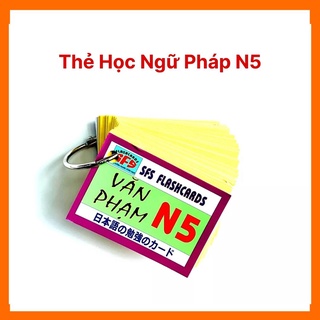 Thẻ học ngữ pháp tiếng nhật n5 - flashcard ngữ pháp n5