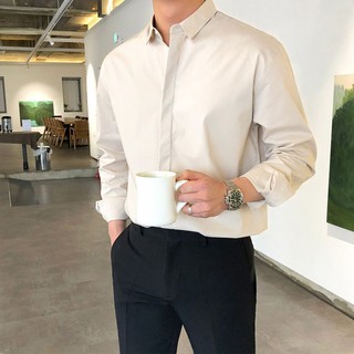 Áo sơ mi nam Double'D chất lụa vải mềm mịn SMT