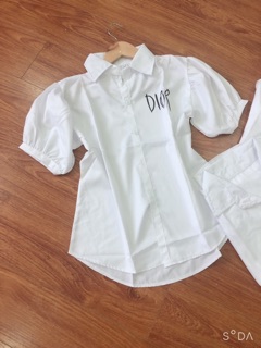 Áo sơ mi in chữ D chất đẹp