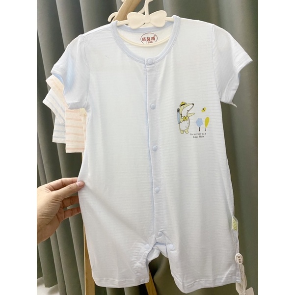 Body cộc tay cho bé Jasmine Baby in hình chú chồn