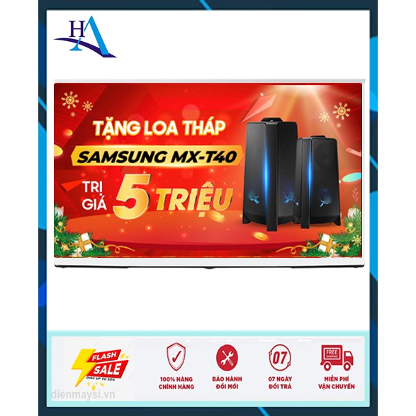 Smart Tivi Kiểu Chữ Có Chân The Serif QLED Samsung 4K 55 inch QA55LS01T (Miễn phí giao tại HCM-ngoài tỉnh liên hệ shop)