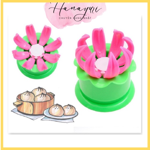 Khuôn Tạo Hình Bánh Bao, Làm Bánh Bao Hình Hoa Sen Tiện Lợi, Dễ Làm