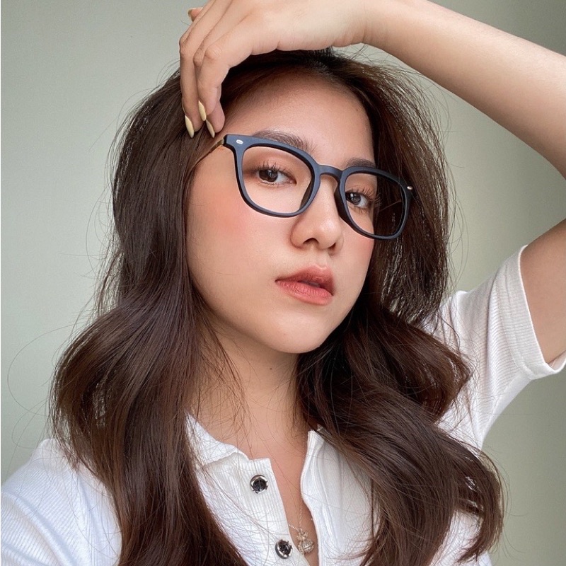 Kính giả cận, gọng kính cận vuông  Booster GMBT quai mảnh lọc ánh sáng xanh nam nữ thời trang Jolie eyewear 9322