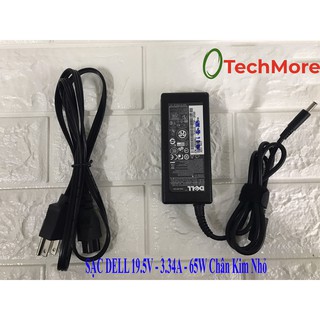 Sạc Laptop Dell 19.5V - 3.34A - 65W Chân Kim Nhỏ Loại Tốt ( ZIN ) dùng cho Dell 5568 3558 3458|FREE SHIP ĐƠN TỪ 50K