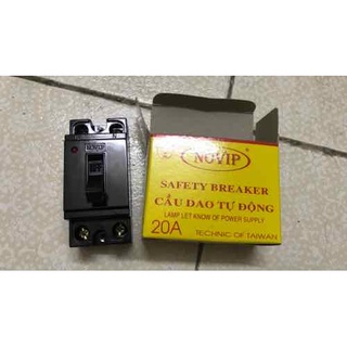 Cầu dao an toàn át cb cóc 15a 20a 30a novip