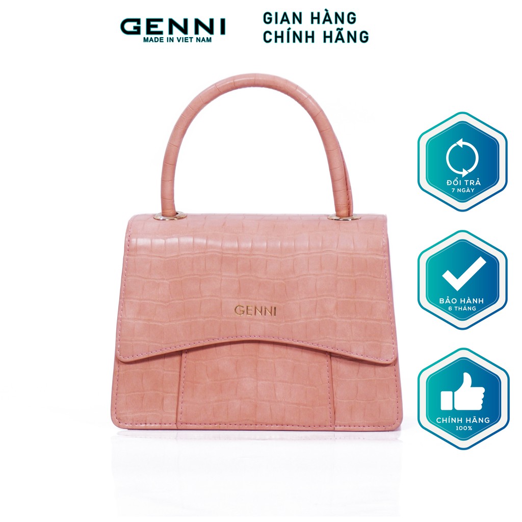 Túi quai xách vân cá sấu GT001-2 - Genni