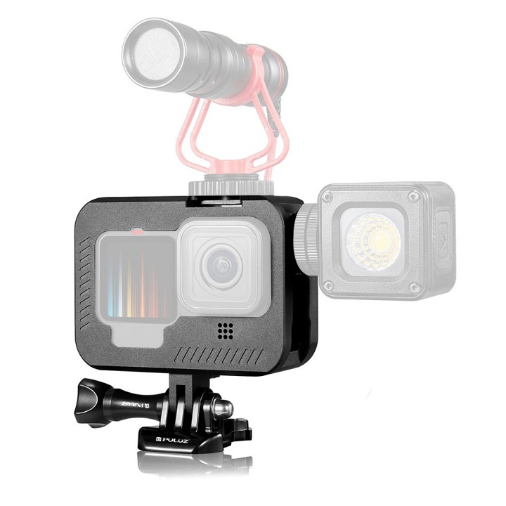 Vỏ bảo vệ GOPRO 10 / GOPRO 9 nhôm CNC Puluz PU519B