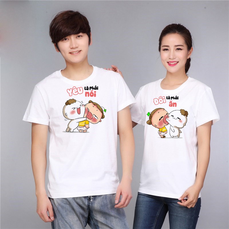 COMBO 2 Áo thun cặp đôi Nam Nữ - M21