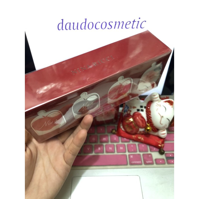[ set mini ] Tách set Nước hoa 4 chai Nina Ricci Nina EDT - Nina L’Elixir - Nina L’eau  4ml | BigBuy360 - bigbuy360.vn
