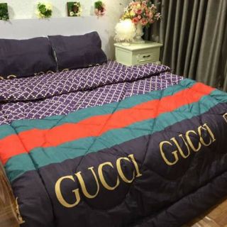 Set chăn phao ga gối poly cotton