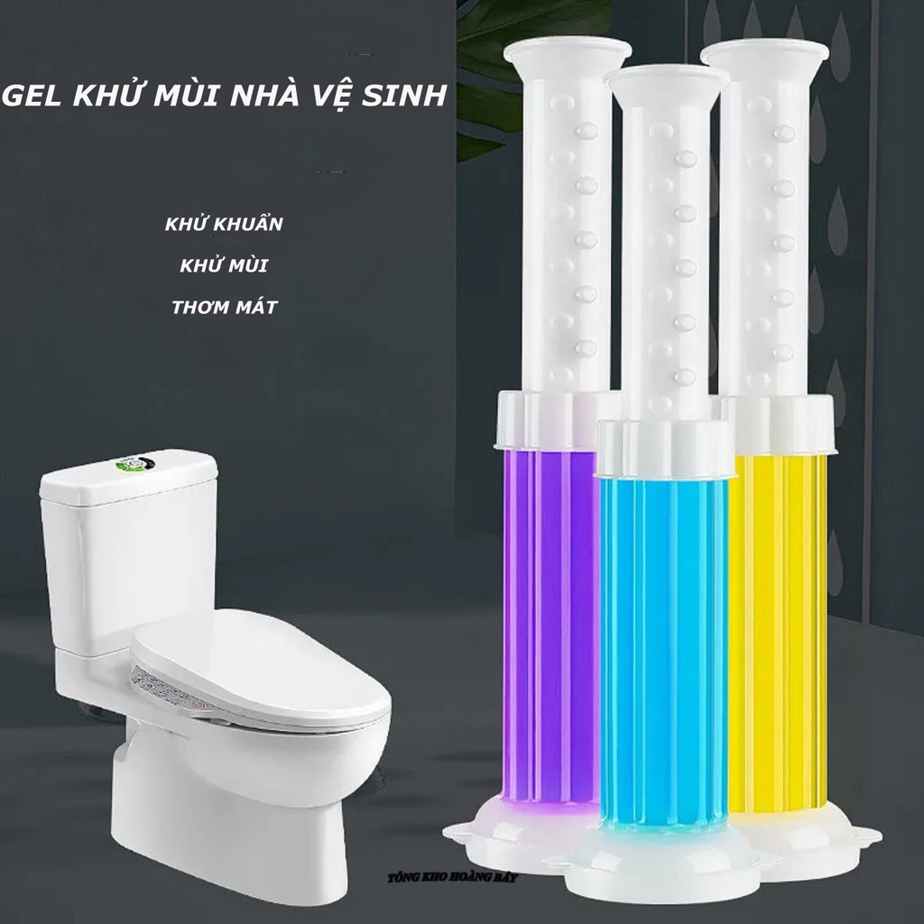 Gel Thơm Khử Mùi Bồn Gell hình bông hoa Diệt khuẩn Khử Trùng