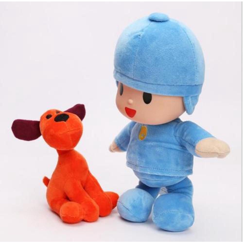 Set 6 Búp Bê Nhồi Bông Pocoyo Elly Pato Loula Mềm Mại