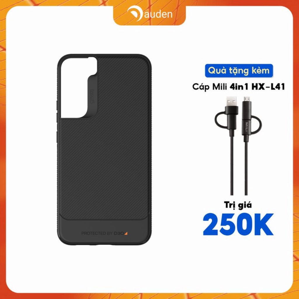 Ốp lưng SamSung S22 Plus Gear4 Copenhagen Black