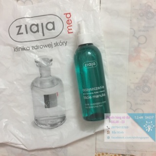 Nước Hoa Hồng Ziaja Manuka Dạng Xịt Chiết Xuất Lá Cây Manuka 200ml