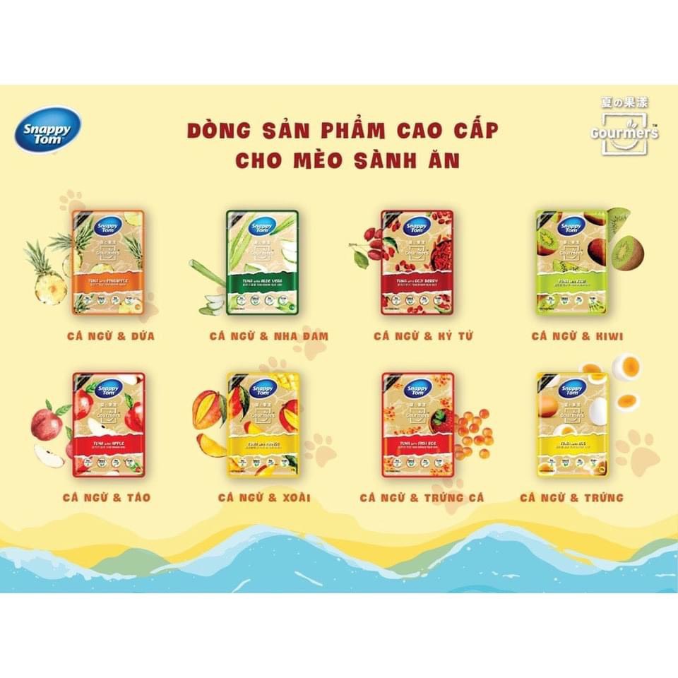Snappy Tom- Dòng Sản Phẩm Cao Cấp Dành Cho Mèo Sành Ăn