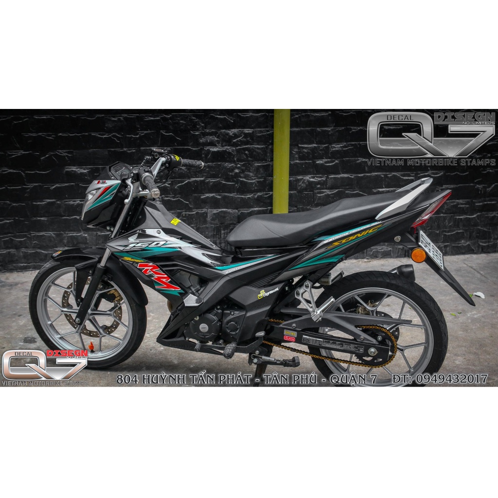 Tem Rời SONIC 150 Đen - decalq7