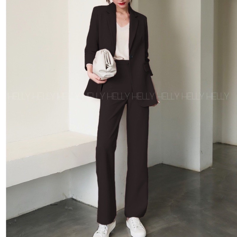 SET Blazer Quần Dài SS | HELLY SHOP