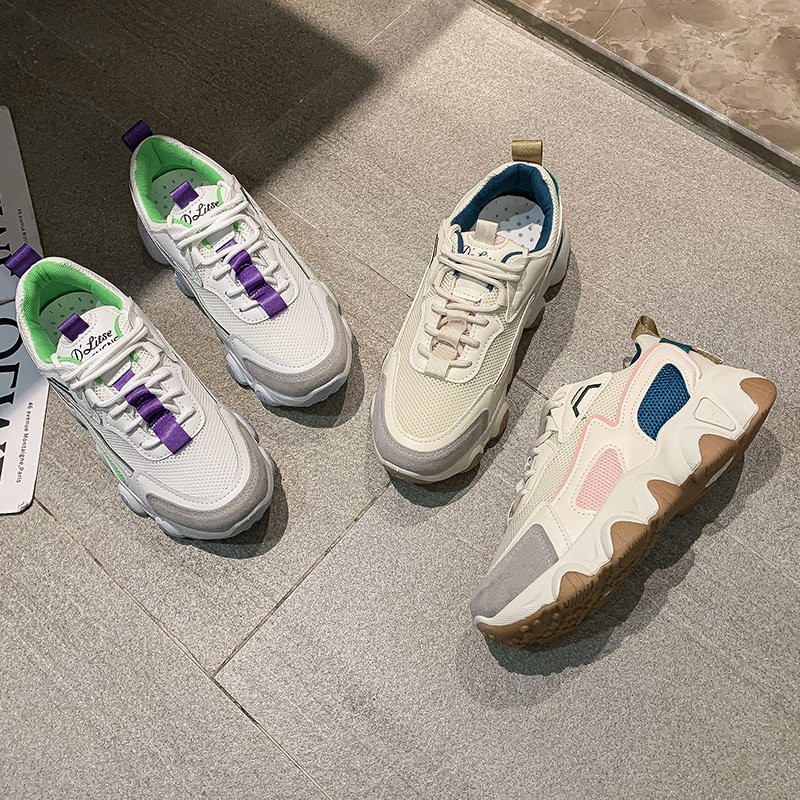 [Hàng mới về] Giày thể thao nữ Sneakers phong cách trẻ hàn quốc Ulzzang,giày siêu thoáng khí nhẹ cho (8803) | BigBuy360 - bigbuy360.vn