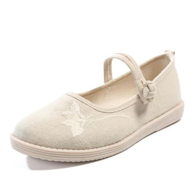 Giày vải | Giày cổ trang - Hài cổ trang Trung Quốc GV03 Lotus " ' , . ^