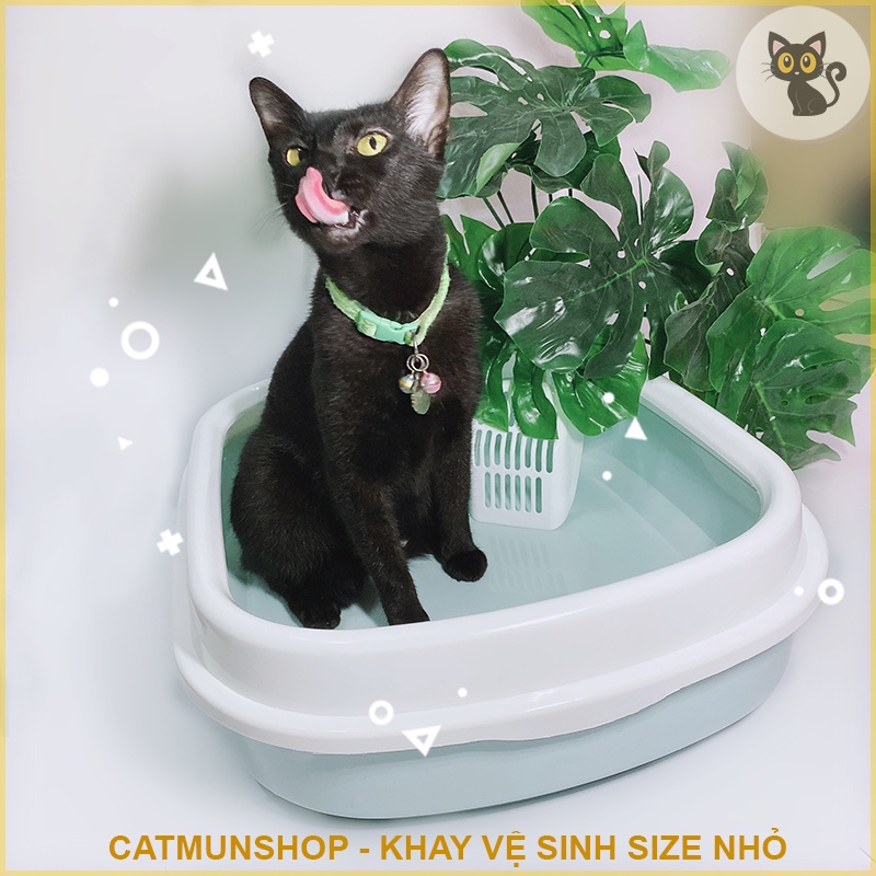 Khay vệ sinh cho mèo (Size nhỏ, kèm xẻng)