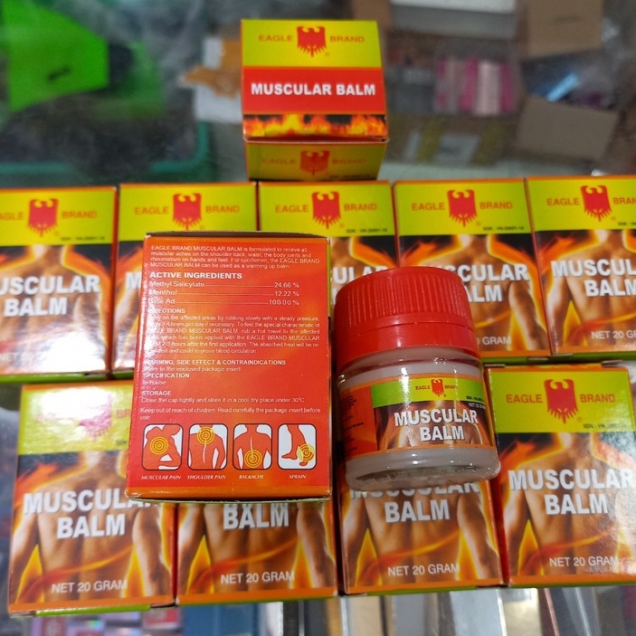 CAO XOA BÓP MUSCULAR BALM GIẢM ĐAU VAI, ĐAU LƯNG