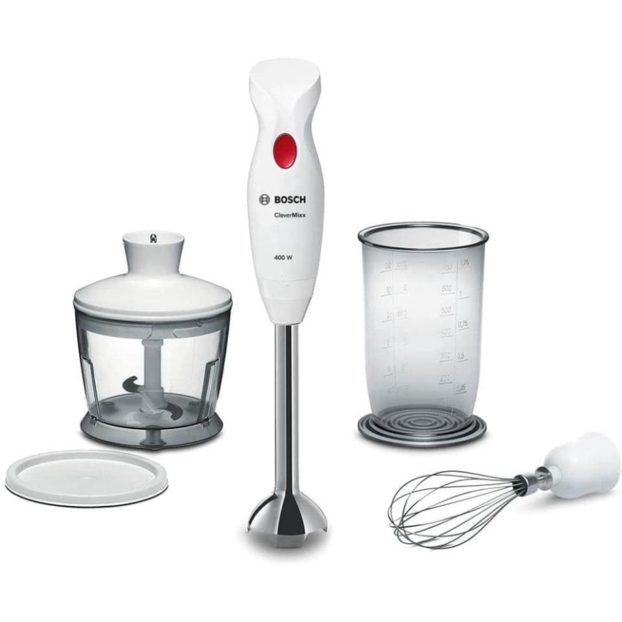 Máy Xay Cầm Tay Đa Năng Bosch MSM24510, Công Suất 400W, Bình Xay Dung Tích 800ml, Made in Slovenia, BH 12 Tháng