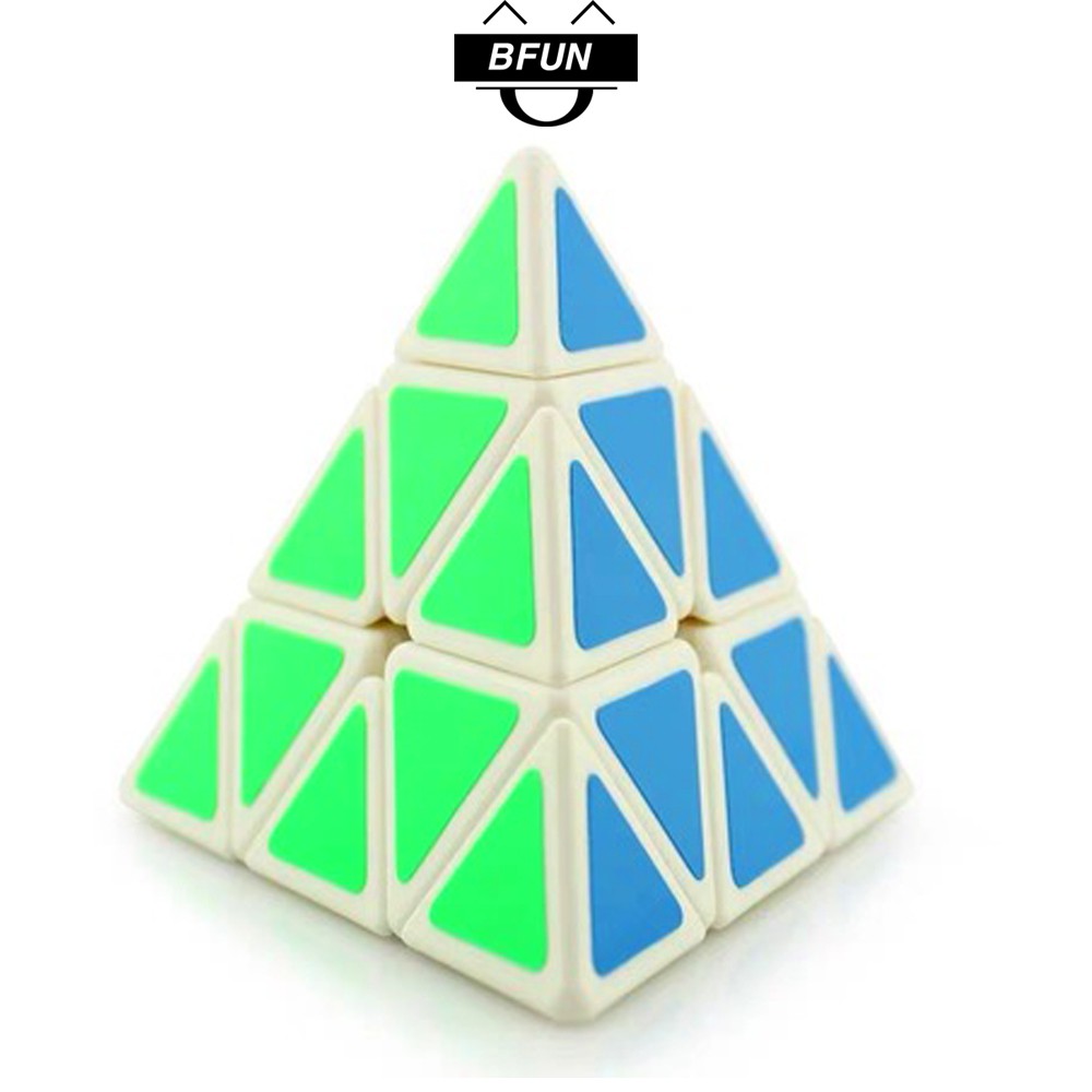 Rubik Biến Thể Tam Giác 3x3 Viền Trắng - Rubik Loại Xịn Giá Rẻ, Đồ Chơi Trẻ Em BFUN