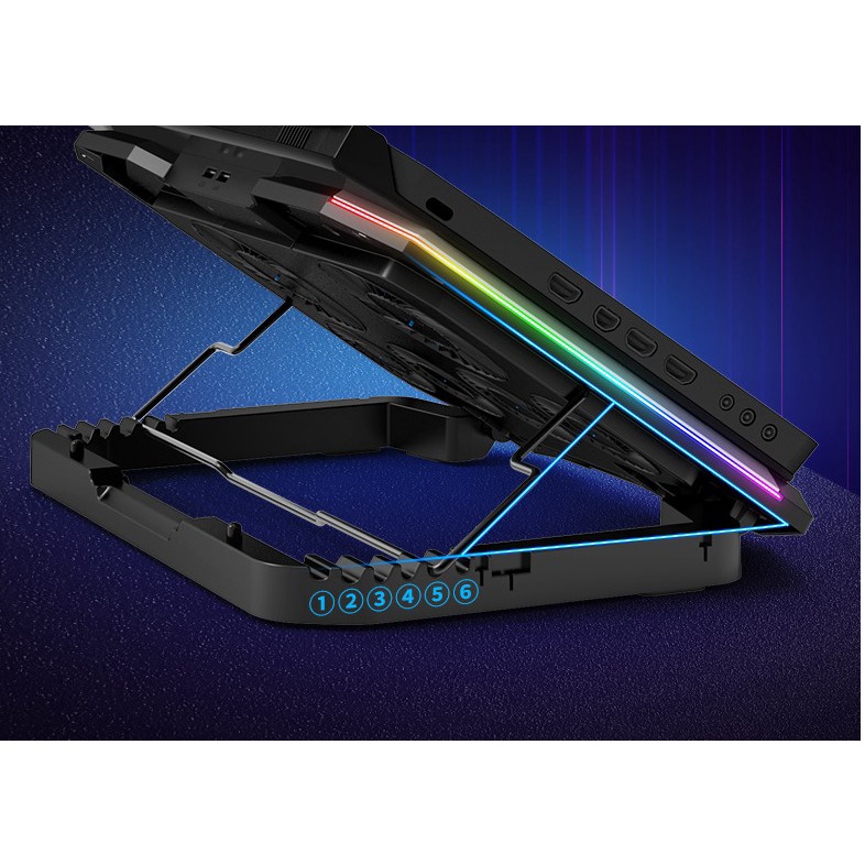Tản Nhiệt Laptop RGB - K9 - Bàn Kê Laptop