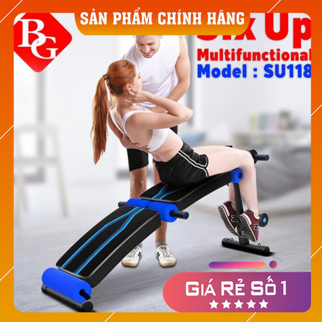 Ghế Tập Bụng Tại Nhà, Ghế Tập Gym Cong Cao Cấp Có Chốt Gập