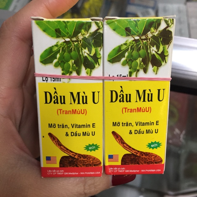 Dầu mù u chữa bỏng, ghẻ lở, viêm loét da