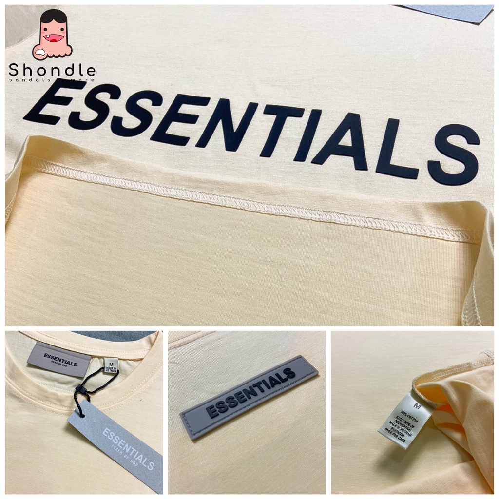 Áo THUN ESSENTIALS COTTON  - Vải Cao Cấp - TE Be
