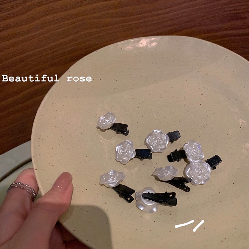 Kẹp tóc hình hoa trà phong cách Hàn Quốc cho bé gái