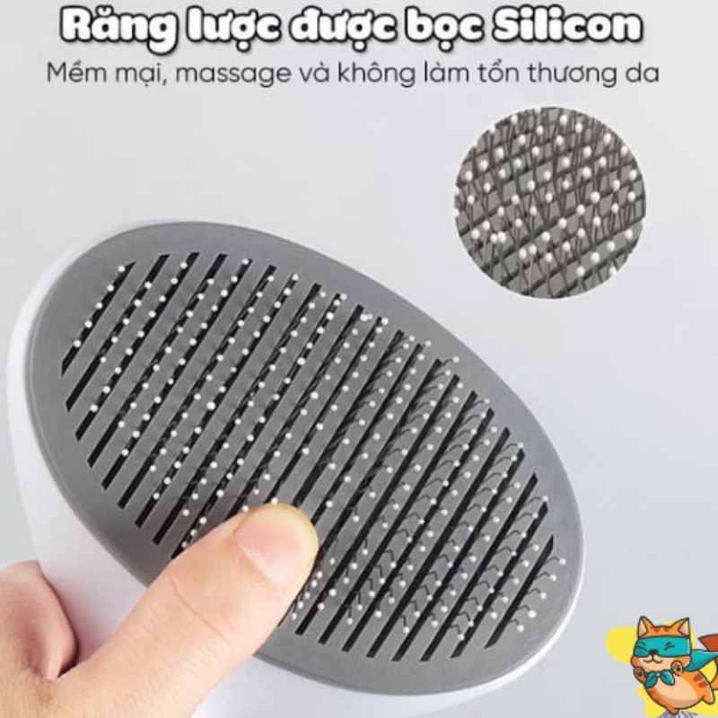 LƯỢC CHẢI LÔNG CHO CHÓ MÈO CHÍNH HÃNG SIÊU TIỆN LỢi