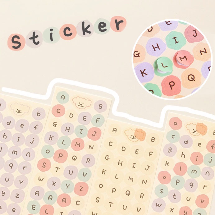 Mua Winzige sticker decor top loader sticker chữ cái tiếng anh hình dán ...