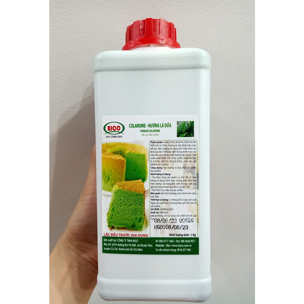 KULAROME HƯƠNG MÀU LÁ DỨA 1KG