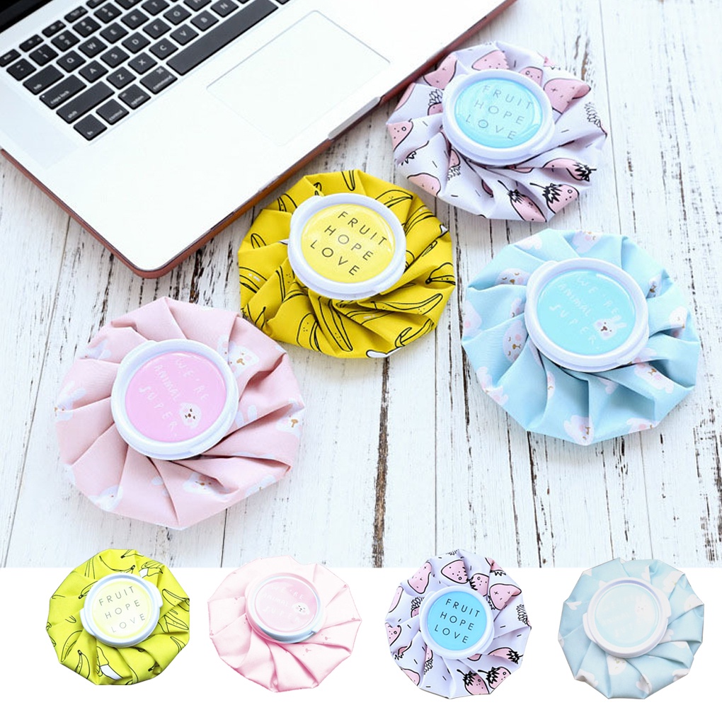 Túi Chườm Đá Họa Tiết Hoạt Hình Dễ Thương Giúp Giảm Đau Tái Sử Dụng Tiện Lợi