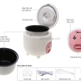 Nồi cơm điện Media 0.6L CM06SA