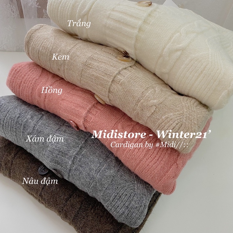Áo Cardigan vặn thừng NONO (Ảnh/Video tự chụp)